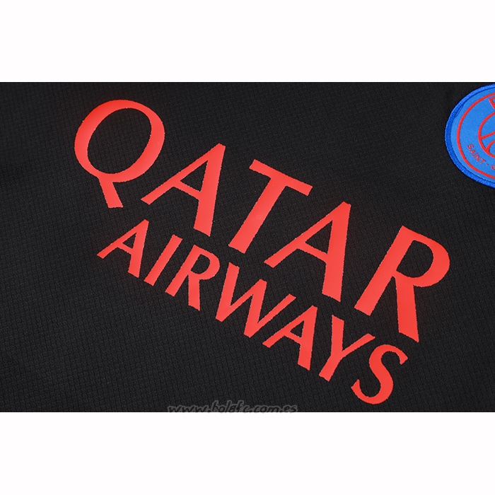 Chandal del Paris Saint-Germain Manga Corta 2026-2027 Negro - Pantalon Corto